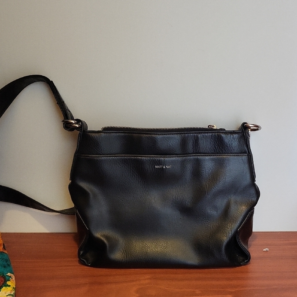 Matt & Nat Black Crossbody Bag